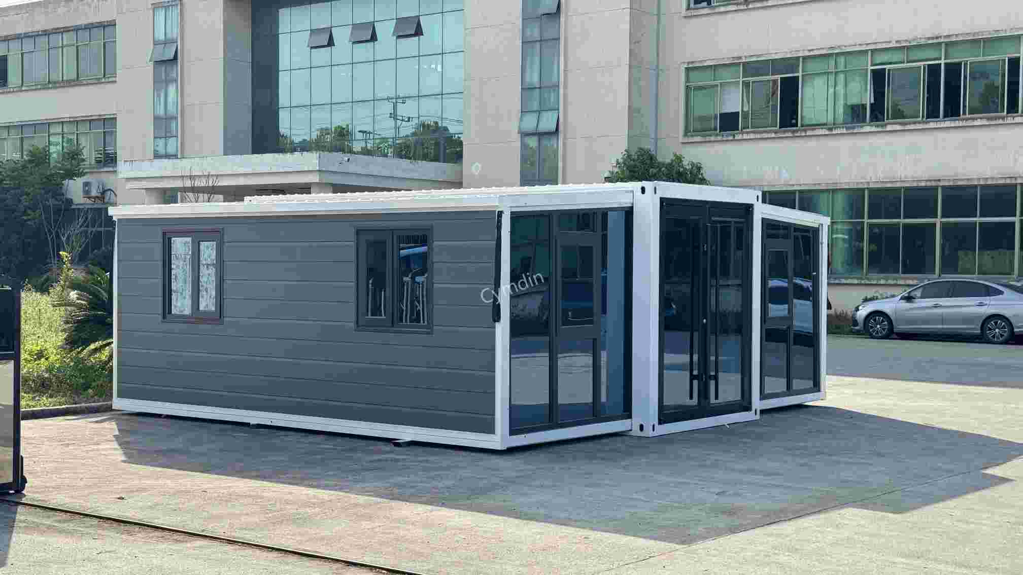 ¿Por qué elegir una sala de extensión de doble ala de doble oficina plegable?