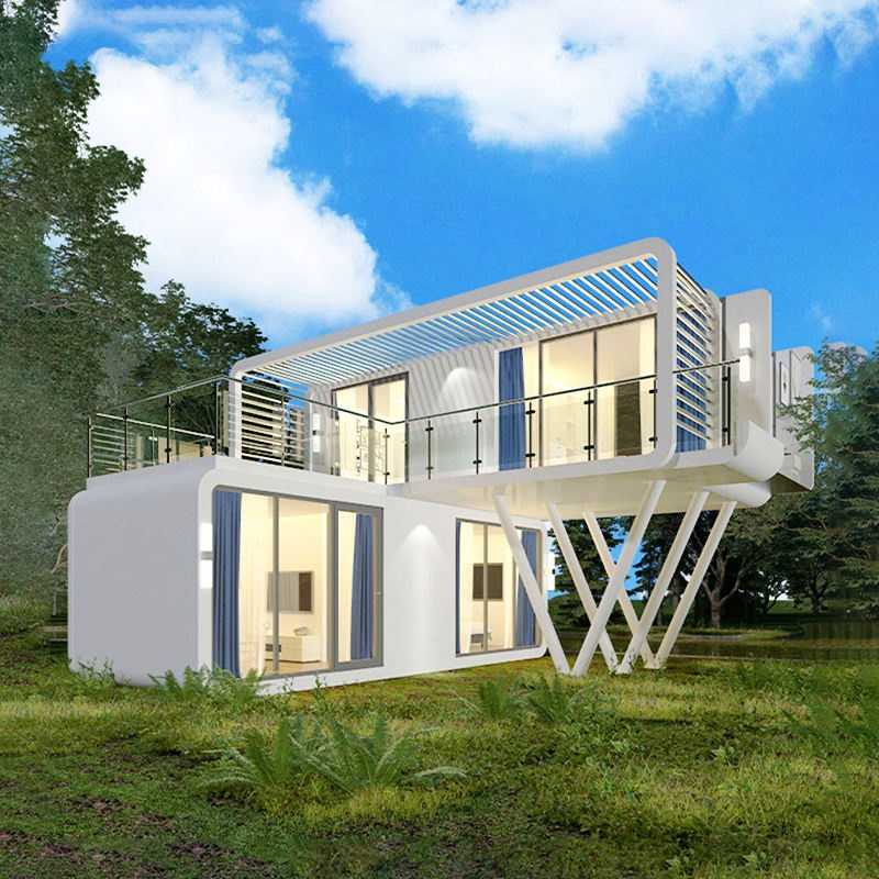 Nueva combinación creativa de cabina doble Apple: un moderno espacio habitable móvil para aplicaciones versátiles